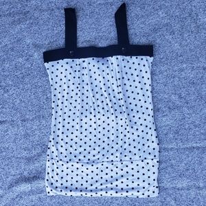 Black & White Polka Dot Tank Top
